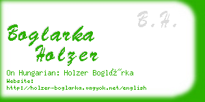 boglarka holzer business card